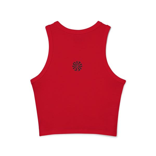 Disobedient Tiger Women's Micro Rib Racer Tank Top – Trendy Summer Apparel
