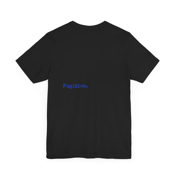 FUGITIVE TEES - NEON BLUE MINI SKULL TEE