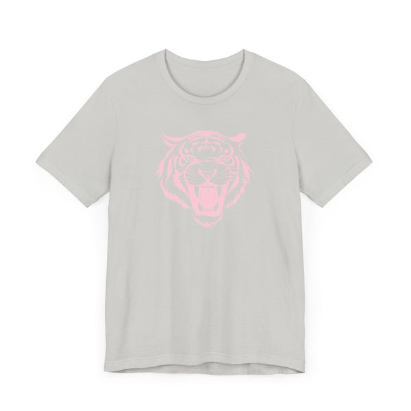 Patel Pink Fierce Tiger Graphic Tee - Unisex Jersey Short Sleeve Shirt