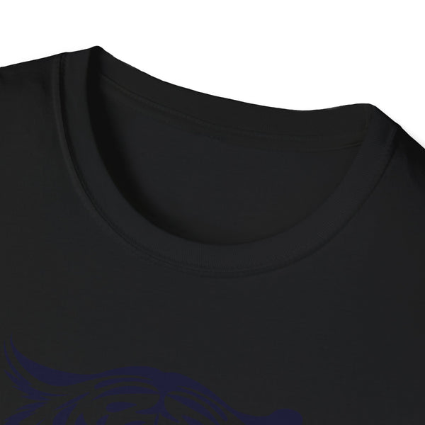 Unisex Navy Blue Tiger Graphic T-Shirt