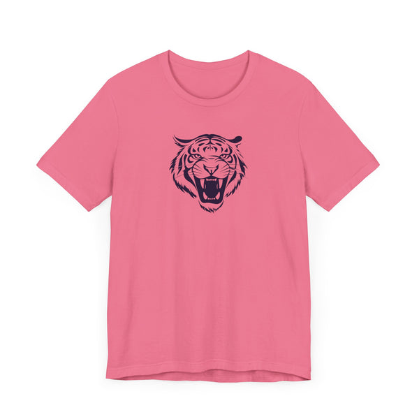 Navy Blue Tiger Spirit Unisex Tee - Fierce Tiger & Fugitive Graphic