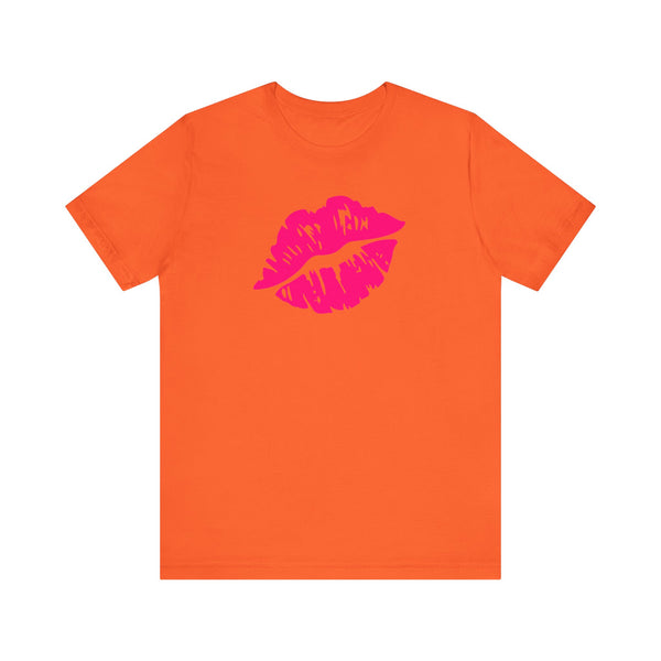 FUGITIVE TEES | NEON PINK KISS ME, DON’T MISS TEE