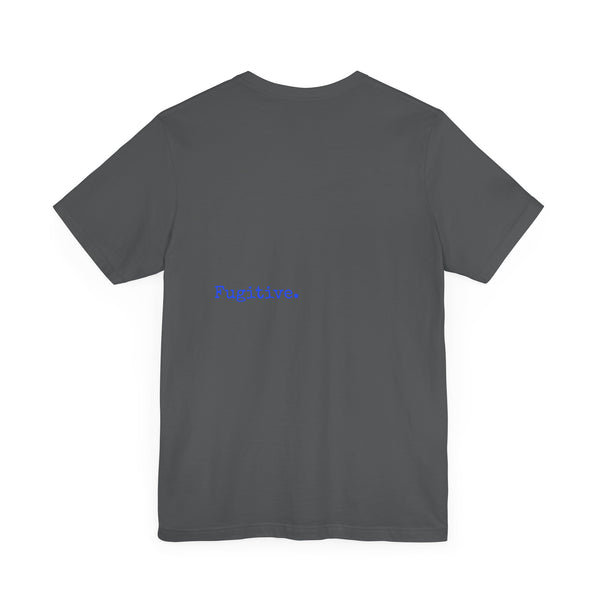 FUGITIVE TEES - NEON BLUE MINI SKULL TEE