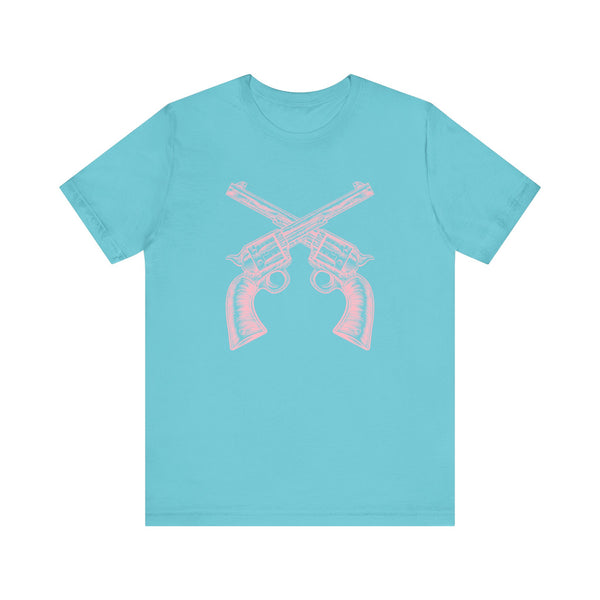FUGITIVE TEES | COTTON CANDY HANDGUNS OUTLAW SHIRT