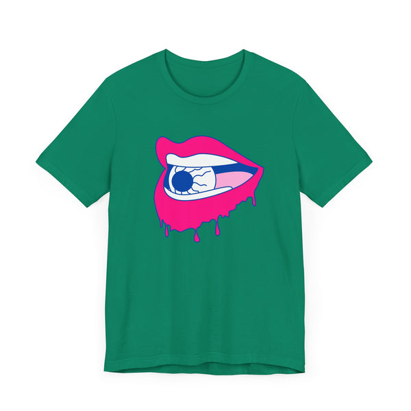 FUGITIVE TEES - Dripping Lip + Eyeball Tee