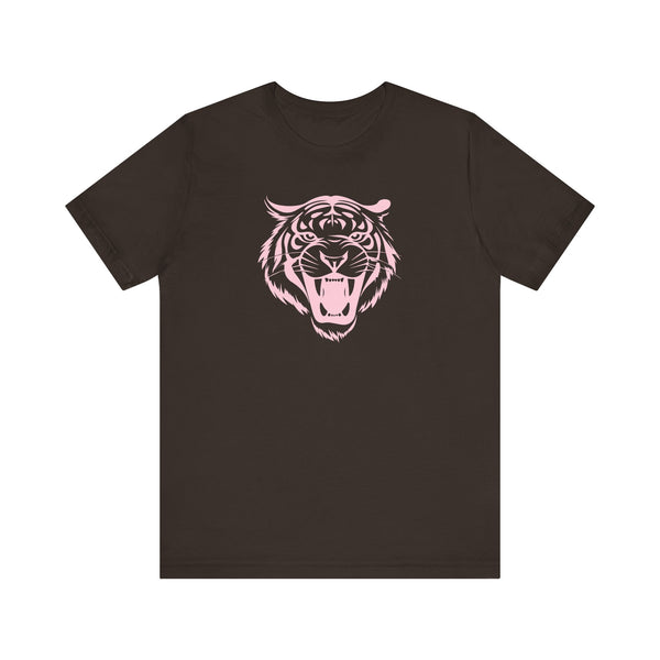 Patel Pink Fierce Tiger Graphic Tee - Unisex Jersey Short Sleeve Shirt