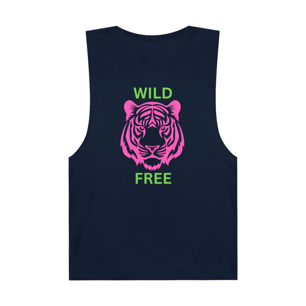Wild & Free Unisex Tank Top - Vibrant Tiger Design