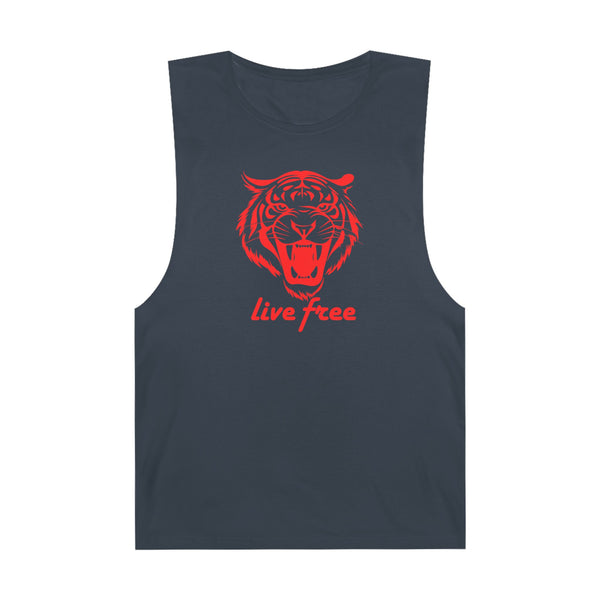 Live Free Unisex Tiger Tank Top