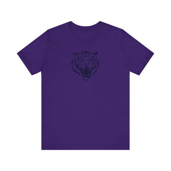 Navy Blue Tiger Spirit Unisex Tee - Fierce Tiger & Fugitive Graphic