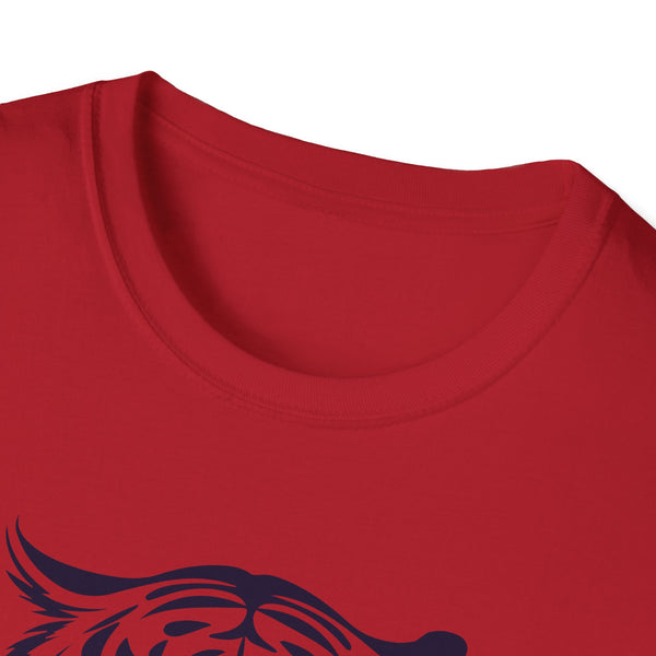 Unisex Navy Blue Tiger Graphic T-Shirt