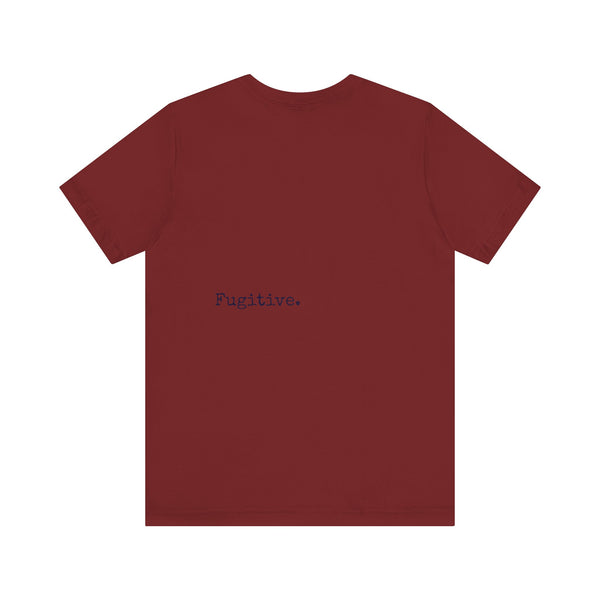 Dark Navy Blue Fugitive Tiger Graphic Tee - Unisex Jersey Short Sleeve Shirt