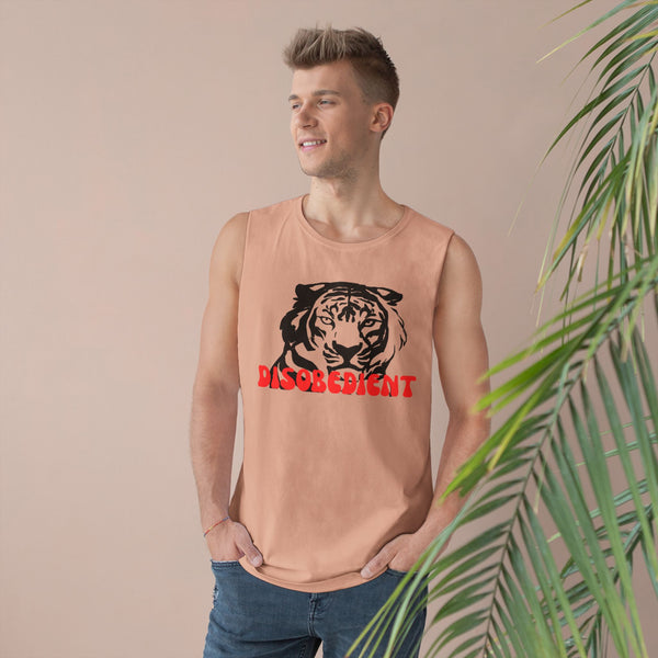 Unisex Disobedient Tiger Tank Top - Bold Graphic Sleeveless Tee for Casual Style