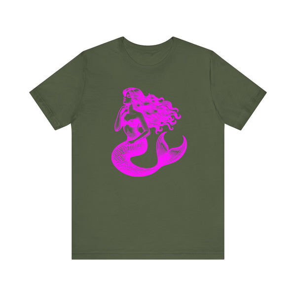 Vibrant Mermaid Graphic Tee - Unisex Jersey Short Sleeve