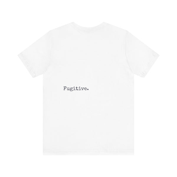 Dark Navy Blue Fugitive Tiger Graphic Tee - Unisex Jersey Short Sleeve Shirt