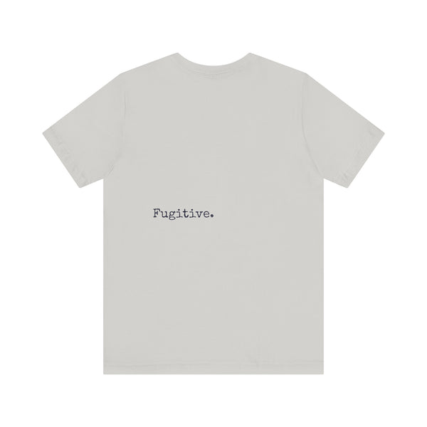 Dark Navy Blue Fugitive Tiger Graphic Tee - Unisex Jersey Short Sleeve Shirt
