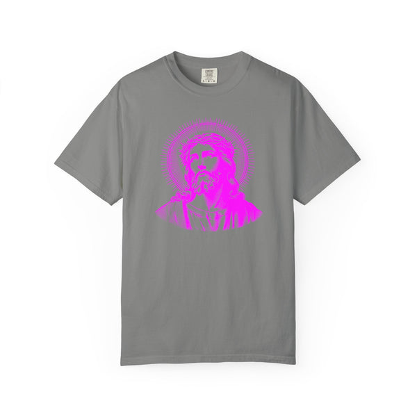 FUGITIVE TEES | SACRED NEON MAGENTA JESUS FREQUENCY TEE