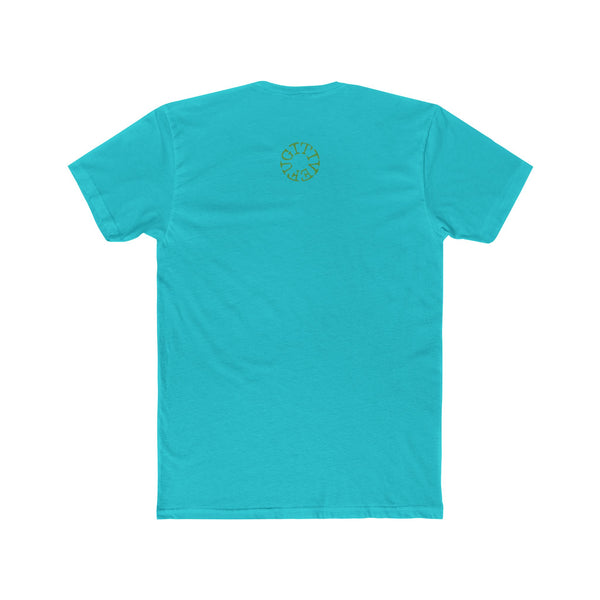Live Free Neon Green Tiger Graphic Unisex Cotton Crew Tee