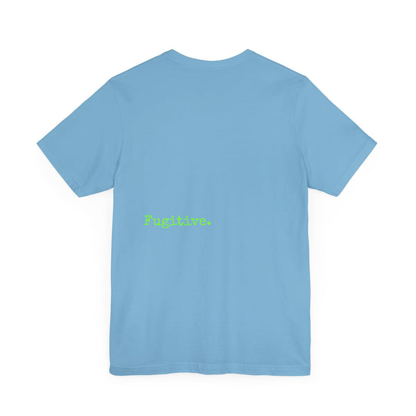 Lime Green Neon Skull Graphic Tee - Fugitive Statement Unisex Jersey Shirt