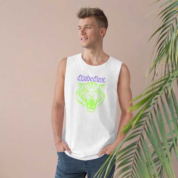 Disobedient Tiger Graphic Unisex Tank Top - Perfect for Summer Adventures
