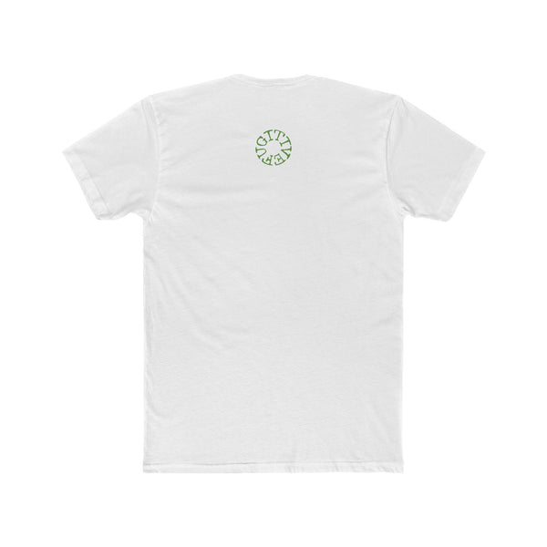 Live Free Neon Green Tiger Graphic Unisex Cotton Crew Tee