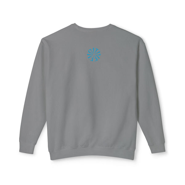 Unisex Lightweight Crewneck Sweatshirt - 'Live Free' Tiger Design