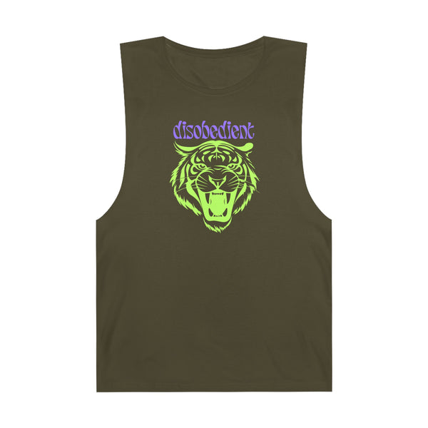 Disobedient Tiger Graphic Unisex Tank Top - Perfect for Summer Adventures