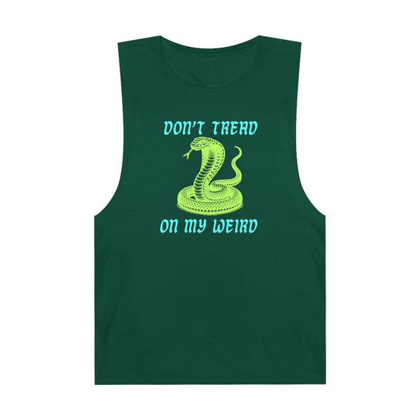 Unisex Snake Print Tank - "Don't Tread on My Weird" - Casual Summer Wear