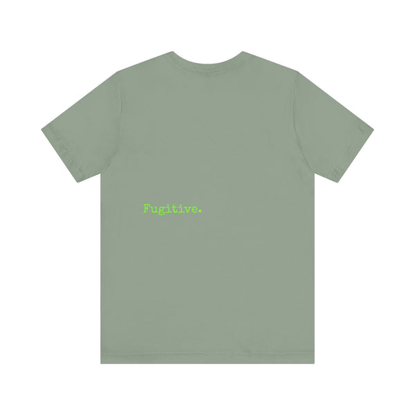 Fugitive Neon Lime Skull Tee - Unisex Jersey Short Sleeve T-Shirt