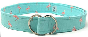 Flamingo d-ring belt by oliver green