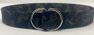 Skulls on this bold belt by oliver green
