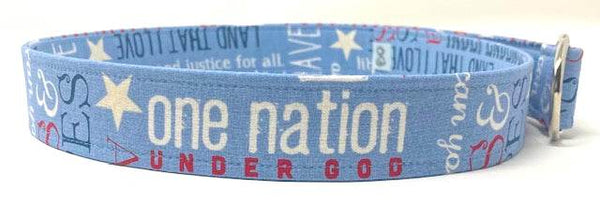 One Nation D-ring belt by oliver green 