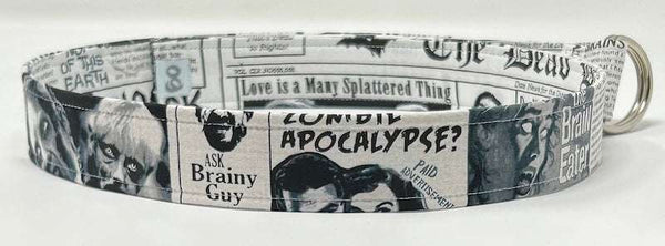 Apocalypse belt with zombies and funny words
