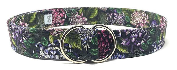black floral belt by oliver green