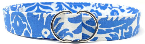 Sis Boom blue and white fabric belt by oliver green