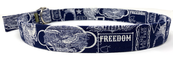 Navy Blue Freedom belt by oliver green