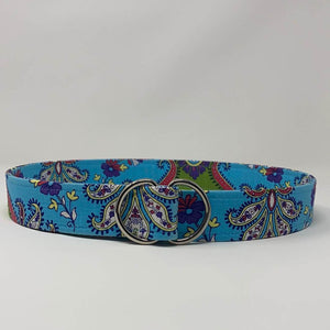 paisley d-ring belt by oliver green