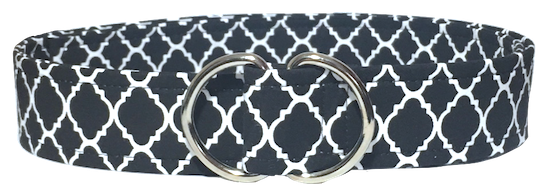 2 inch wide belt by oliver green black and white equestrian belt