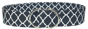 2 inch wide belt by oliver green black and white equestrian belt